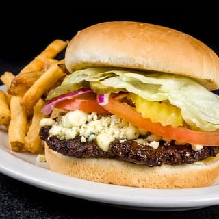 The Bleu Cheese Barn Burger