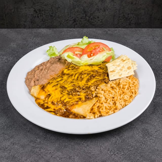 Cheese Enchilada Plate.