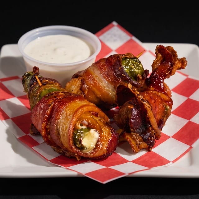 Bacon Wrapped Jalapeños.