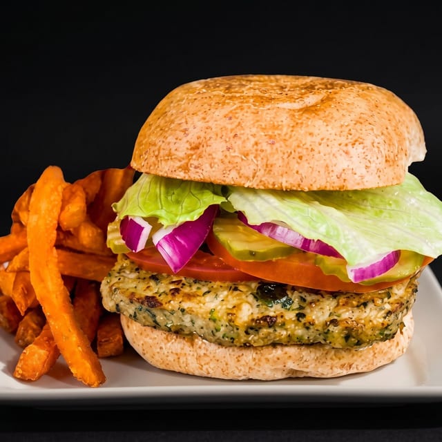 The Turkey Barn Burger.