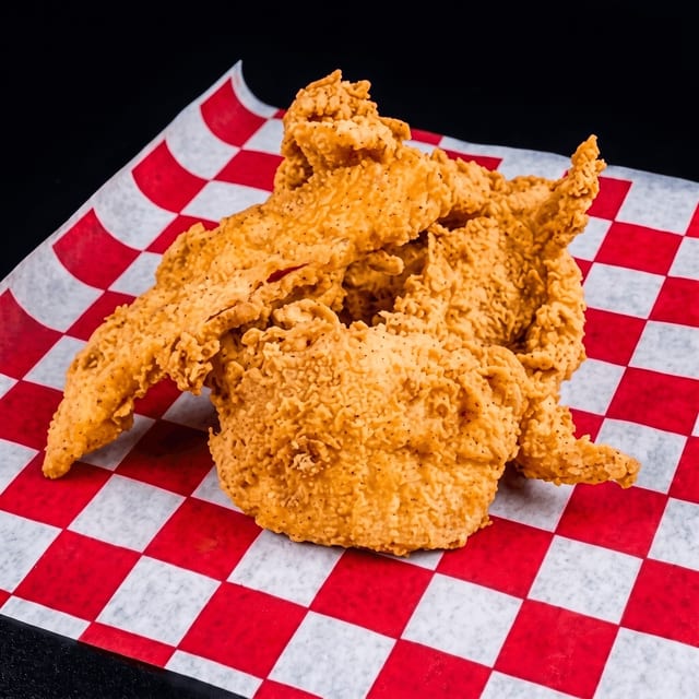 Breaded Fried Bacon.