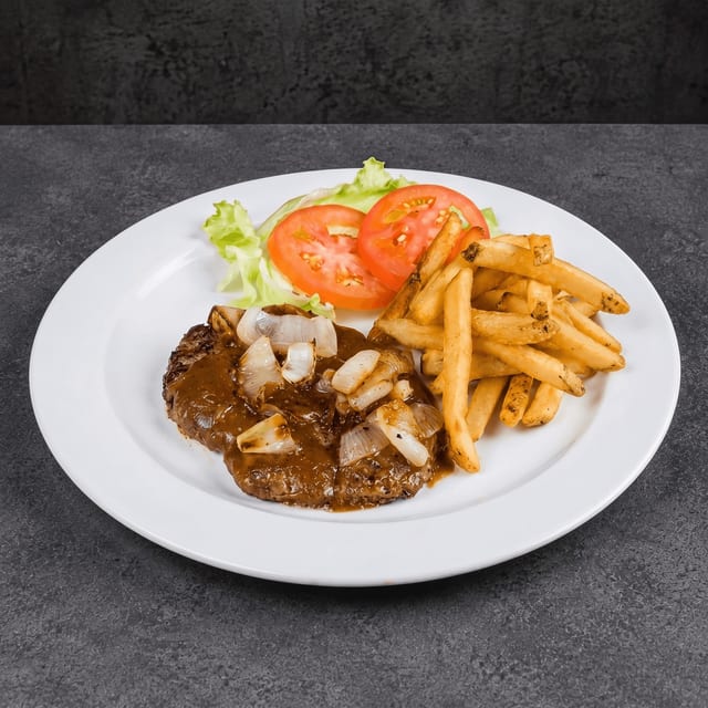 Hamburger Steak Plate.