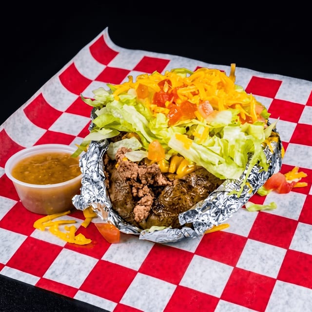 Beef Taco Potato.