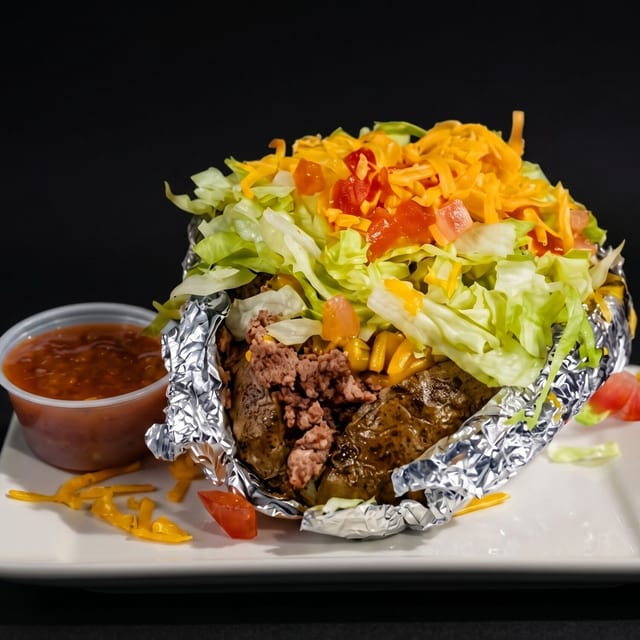 Beef Taco Potato.