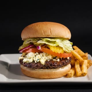 The Bleu Cheese Barn Burger
