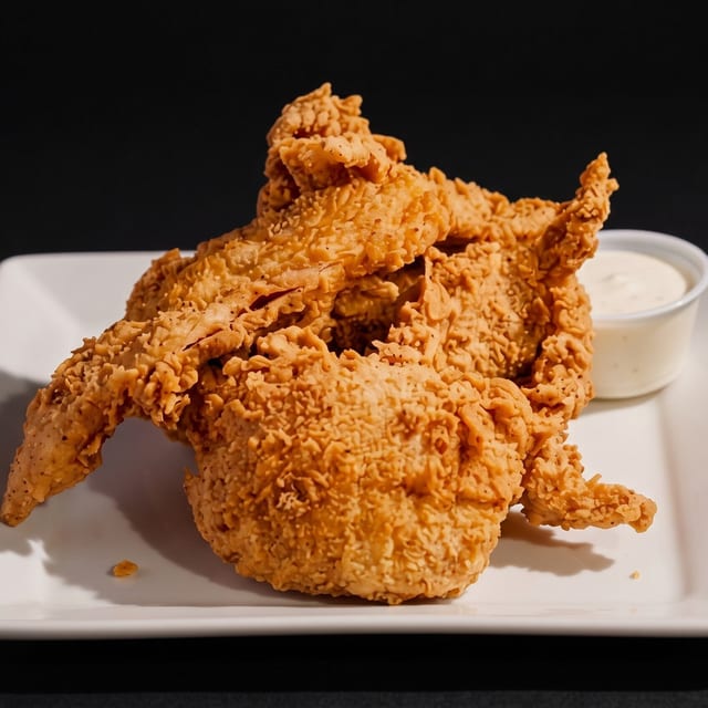 Breaded Fried Bacon.