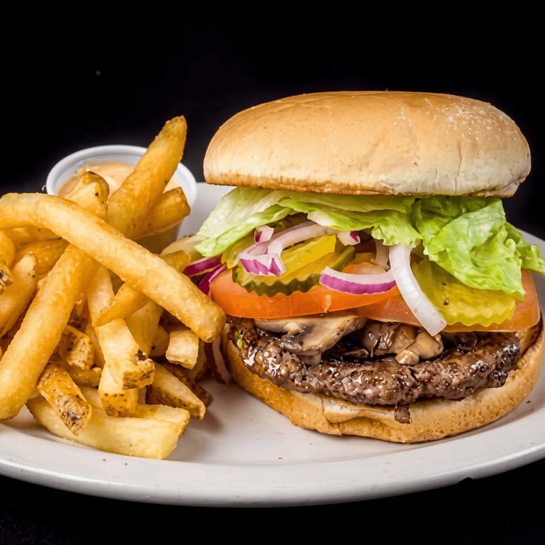 Mouthwatering Mushroom Burger